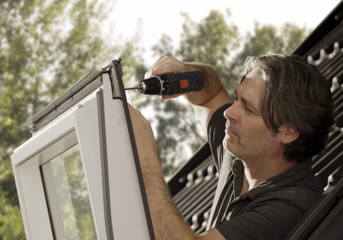 Remplacement du moteur d'un volet roulant Velux